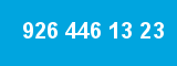 926 446 13 23